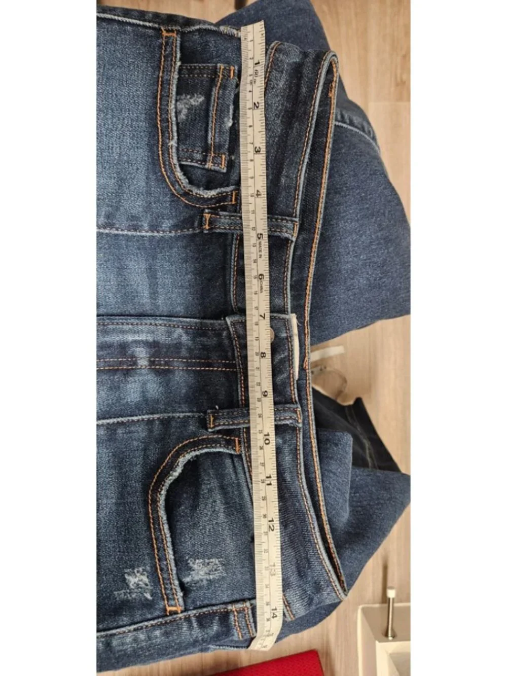 Cello High Rise Wide Leg Cropped Jeans